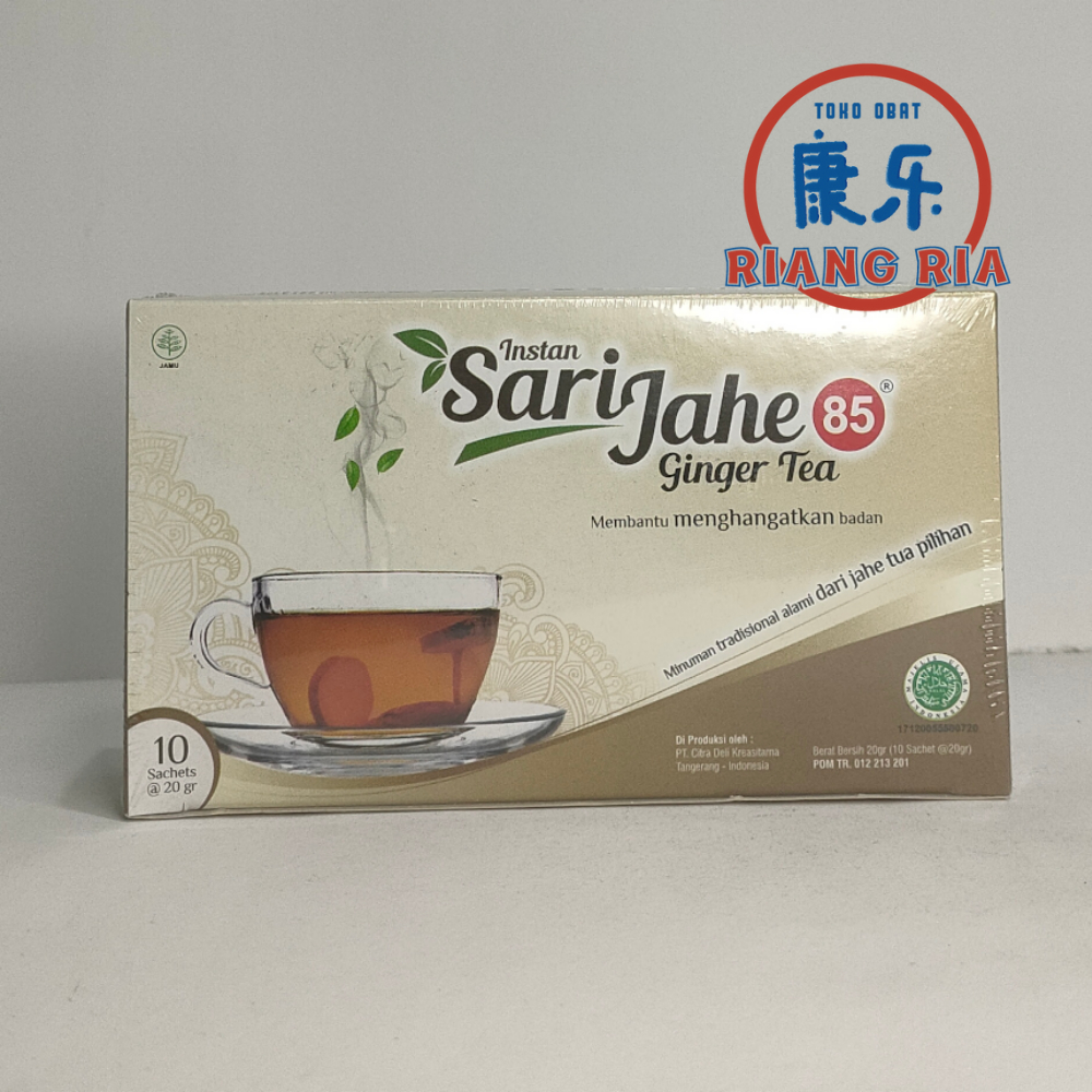 

Sari Jahe 85 (Ginger Tea) - Teh Penghilang Masuk Angin, Hangat & Segar