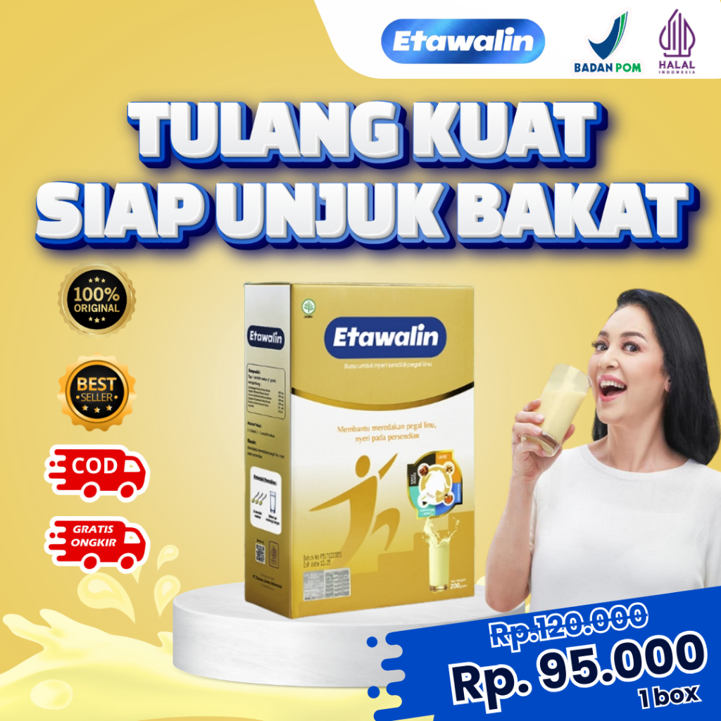 

Etawalin Original Susu Kambing Etawa Atasi Pengeroposan Tulang Dan Tingkatkan Kepadatan Secara Alami