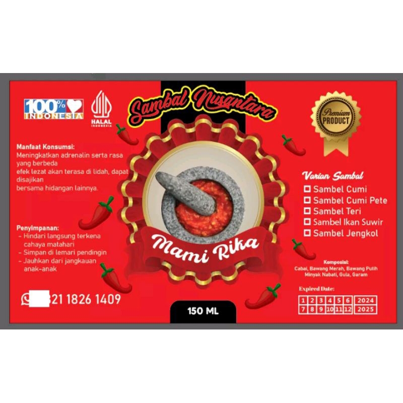 

Sambal mamih rika