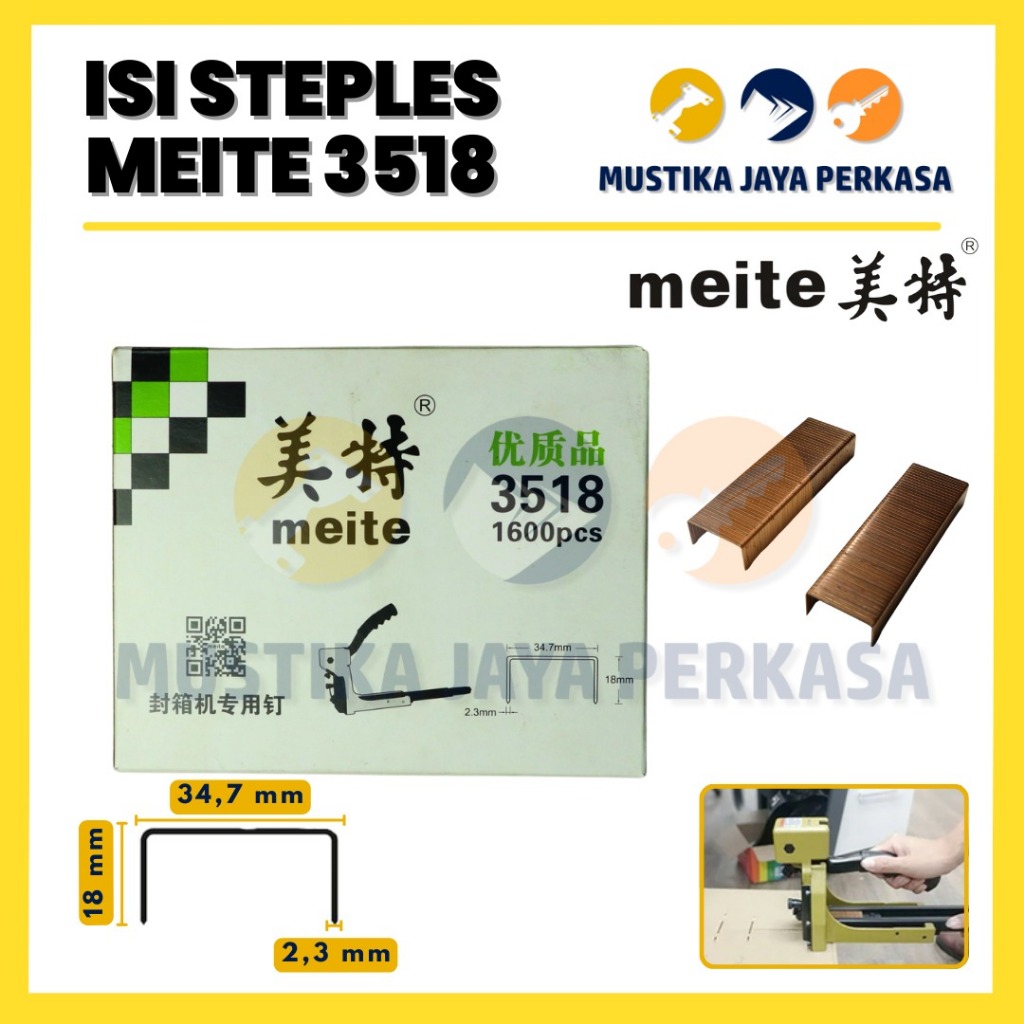 

Isi Staples Refill 3518 MEITE Mesin Staples HB3518