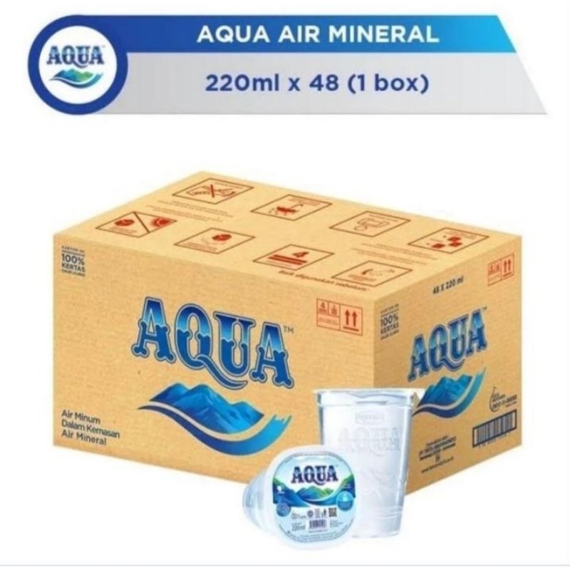 

Aqua Cup 220 ML / 1 dus isi 48 Cup
