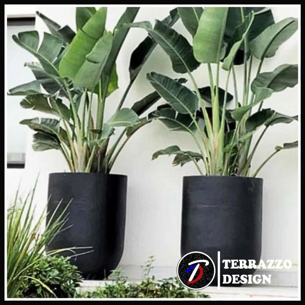 pot teraso hitam doff