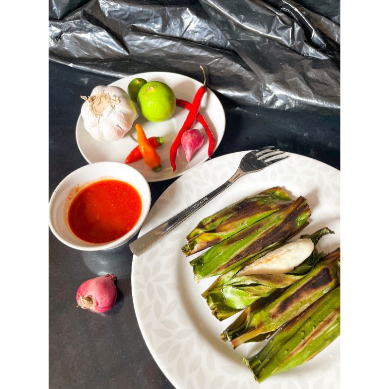 

Otak-otak Daun Ikan Khas Bangka (Fish Cake)