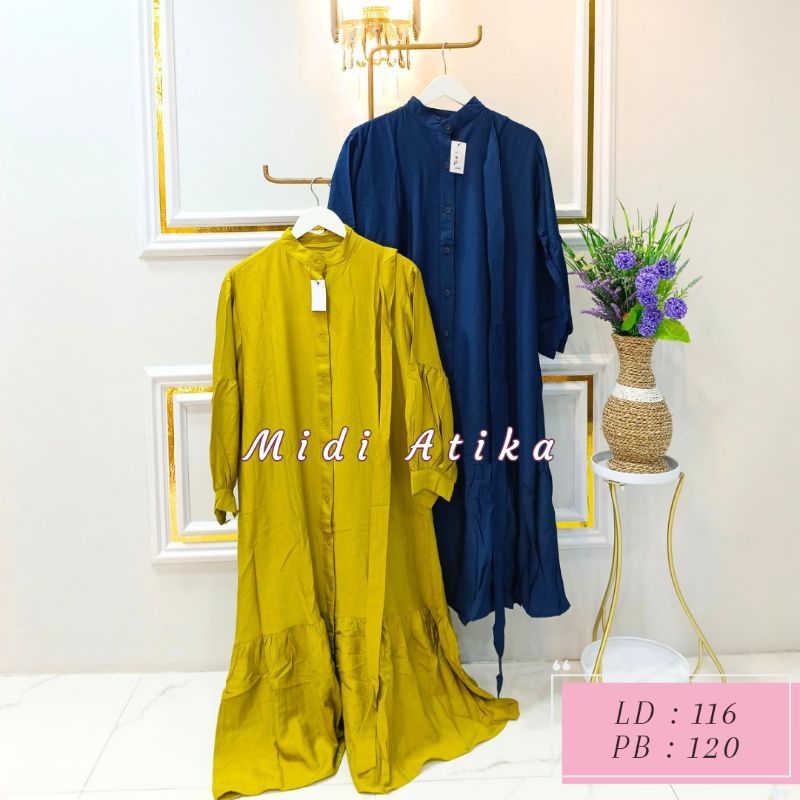 MIDI ATIKA / TUNIK JUMBO /TUNIK POLOS / TUNIK DEWASA /TUNIK PREMIUM