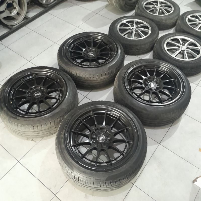 Velg Mobil Enkei Hsr Spieder Ring 18 Komplit Ban R18