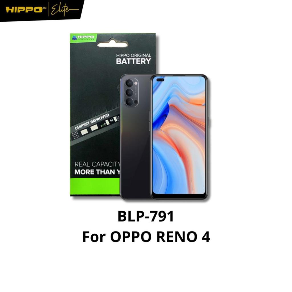 Hippo Baterai Battery OPPO RENO 4 / BLP791 3850MAH Original Cell