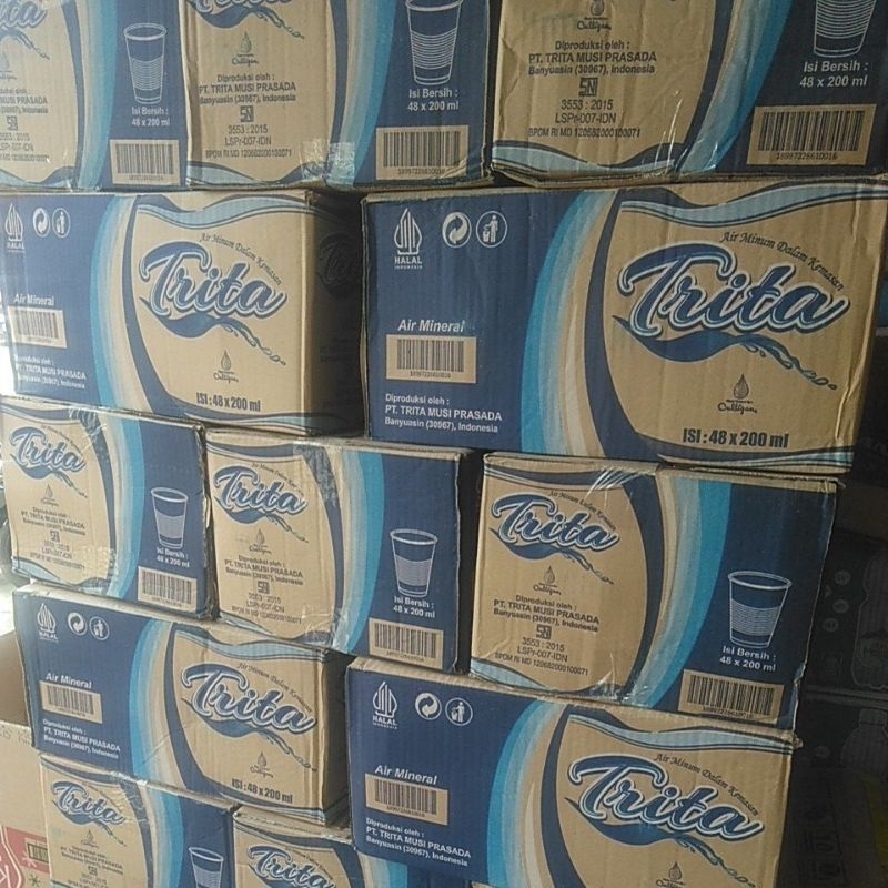 

Air Mineral Trita Cup 200ml x 48 cup