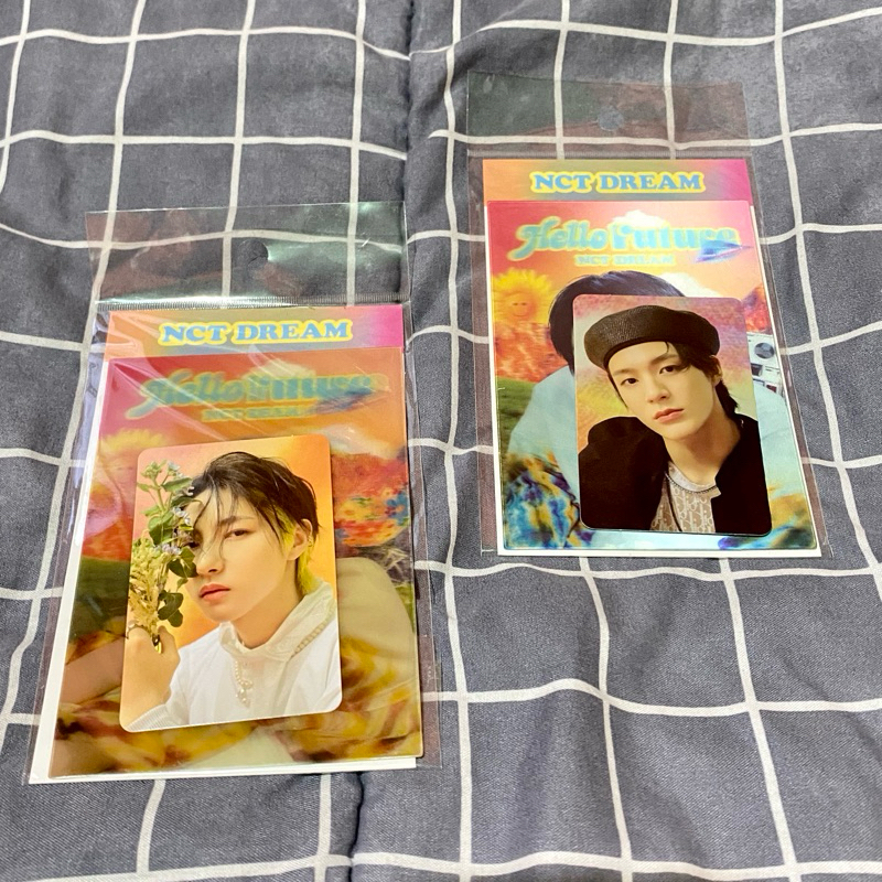 renjun & jeno lenticular hello future nct dream fullset pc photocard lenti postcard