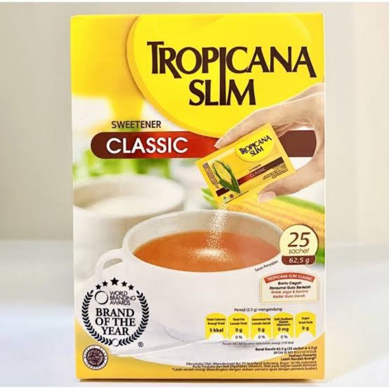 

Tropicana Slim Classic isi 25 Sachet