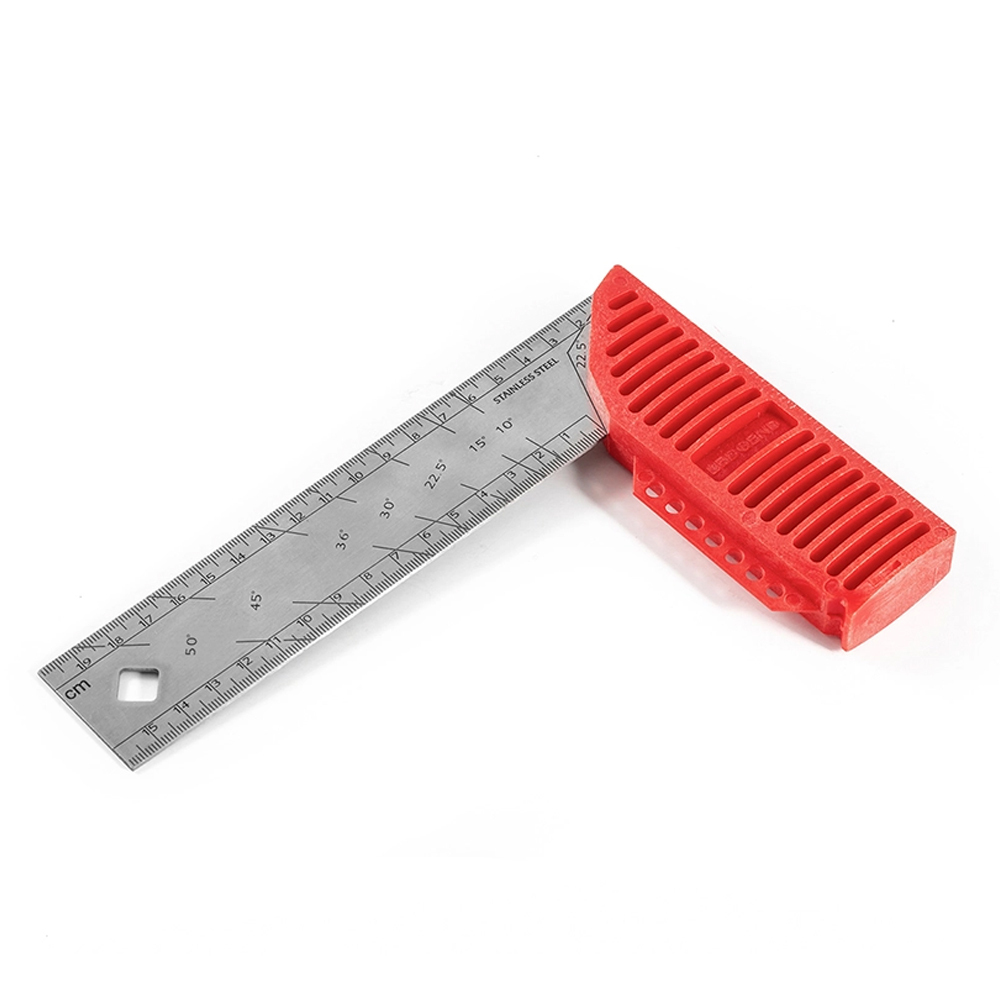 

Penggaris Siku Stainless Steel + Polymer Handle + Pengukur Sudut LEDGEND SQUARE Kapro 309