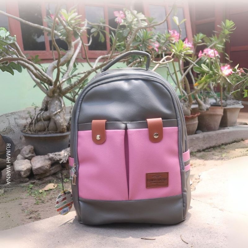 TAS RANSEL ZALINA RUMAH WARNA