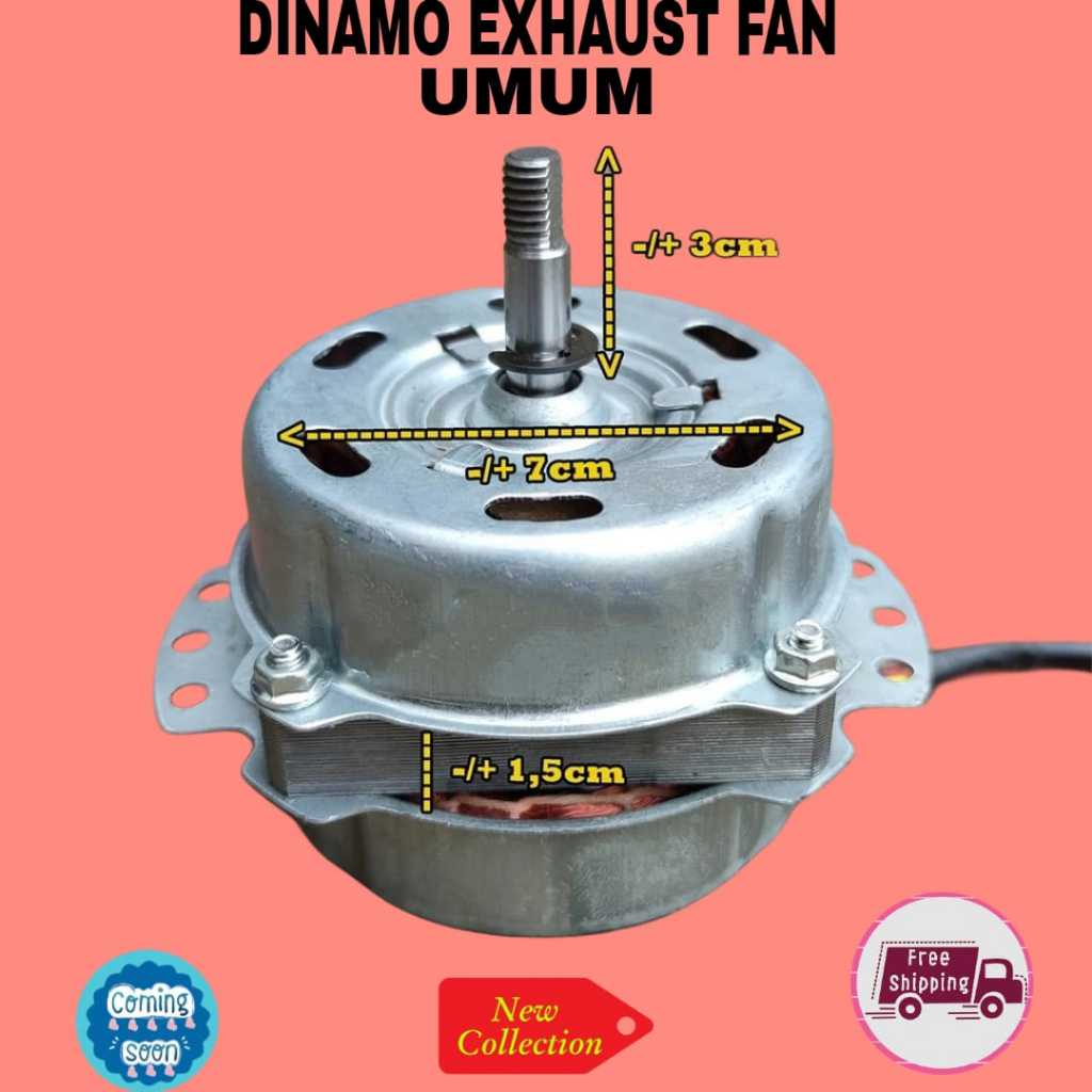Dinamo , HEXSOS  Kipas Angin , UMUM  Motor kipas Hexos SEMUA MERK  Exhaust , Hexsos , Fan ,