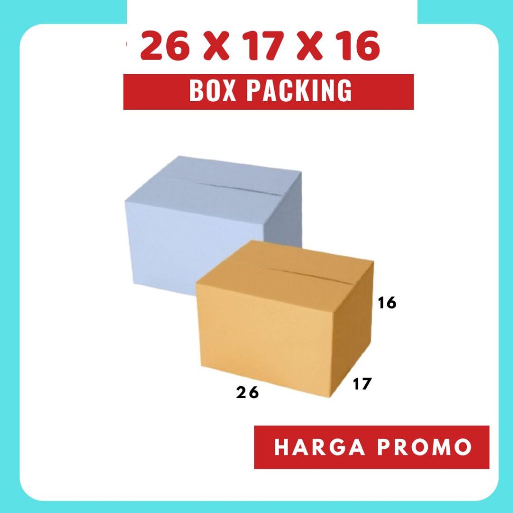 

Box Packing 26x17x16 Kardus A1 Karton Dus Kotak Kemasan Sparepart Jamu Madu Assesoris