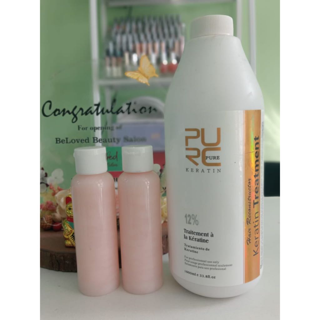 PURC KERATIN 12% HAIR TREATMENT 100ml (SHARE IN BOTTLE)