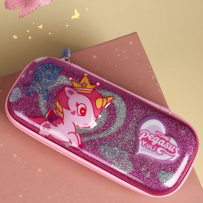 

Tempat Pensil Kuda Case Pink 3D Hardcase Pencil Case Waterproof Alat Tulis Stationery Serbaguna