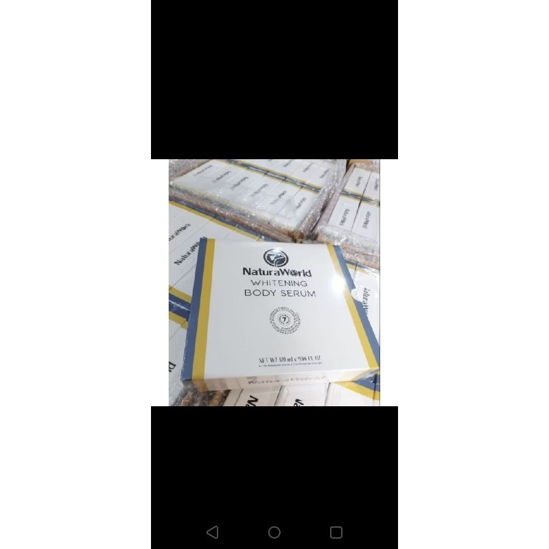 whitening body serum Natura world