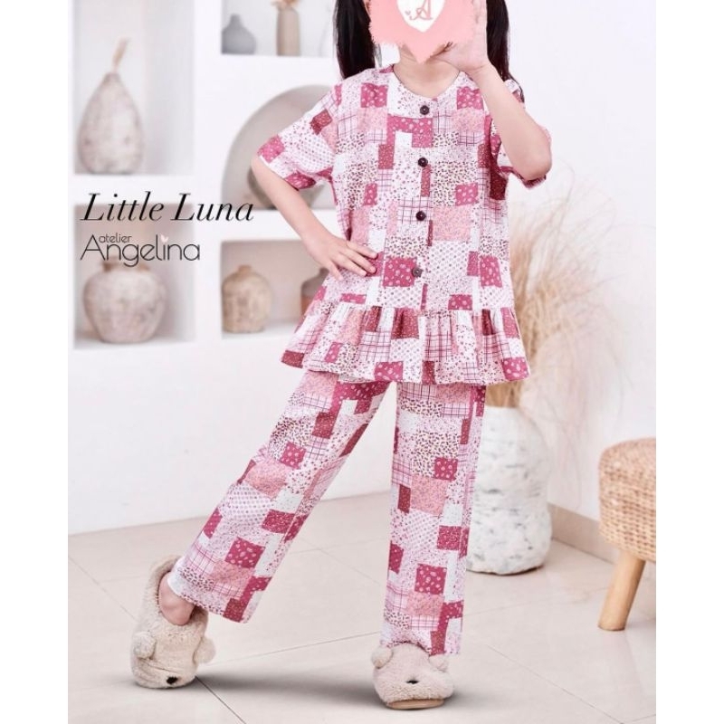 LITTLE LUNA ANTIQUE PATCHWORK WHITE BY ATELIER ANGELINA MLF