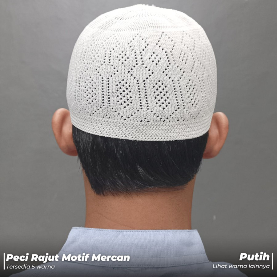 PECI RAJUT MERCAN LOKAL KOPIAH SONGKOK HAJI ECERAN