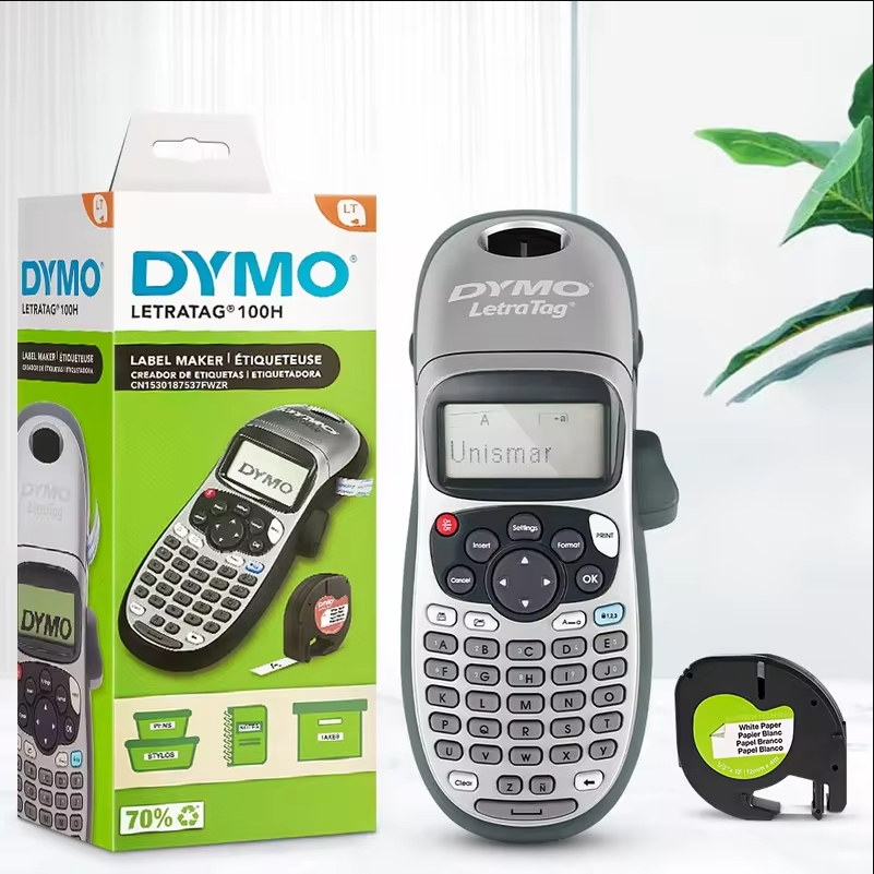 

Portable Dymo LT100H Label Machine Dymo LetraTag Label Printer Manual Typewriter for Dymo LT Tapes