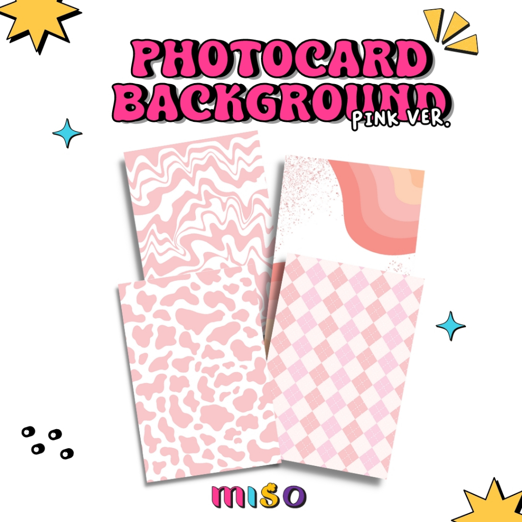 Photocard Background / Photocard Filler Background / PC Binder Filler Kpop Wishlist / Binder Filler 