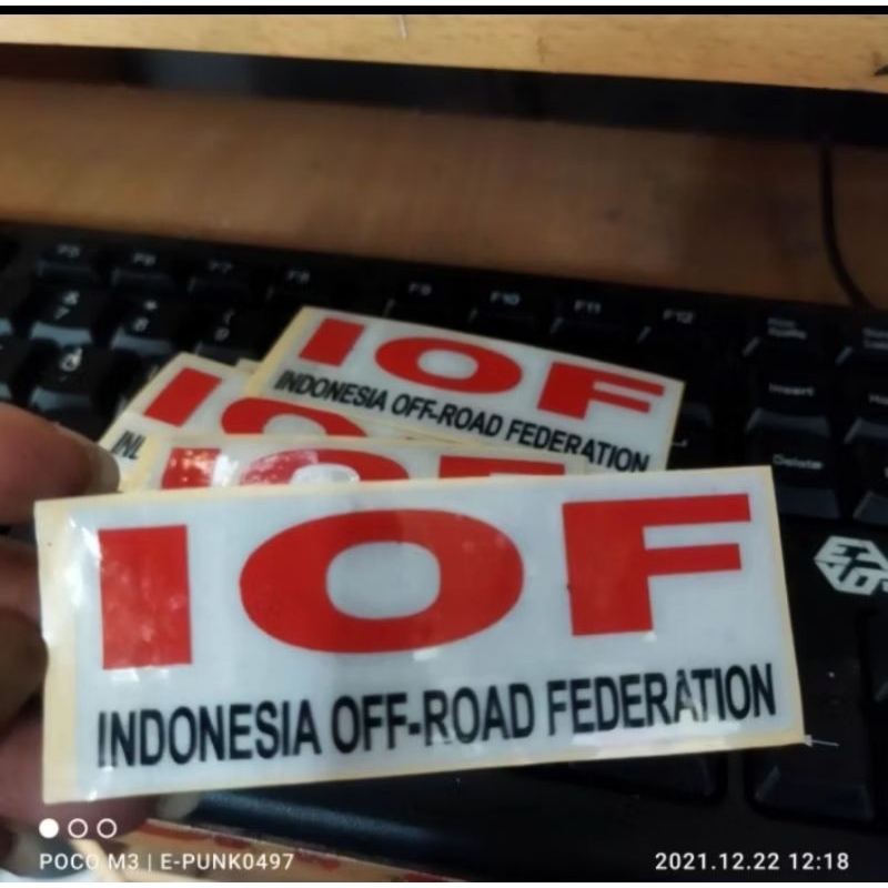 STICKER IOF