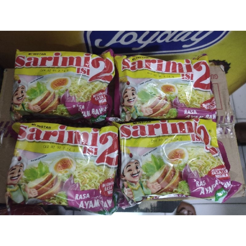 

Sarimi kuah rasa ayam bawang isi 2 mie sarimi