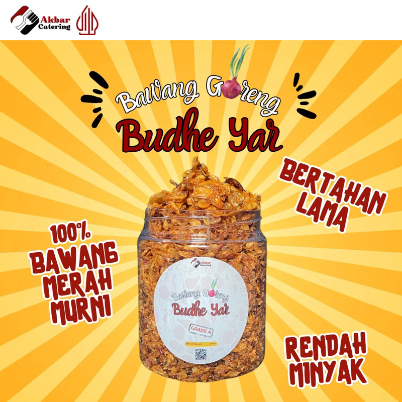 

Bawang Goreng Murni Grade A Premium Berkualitas