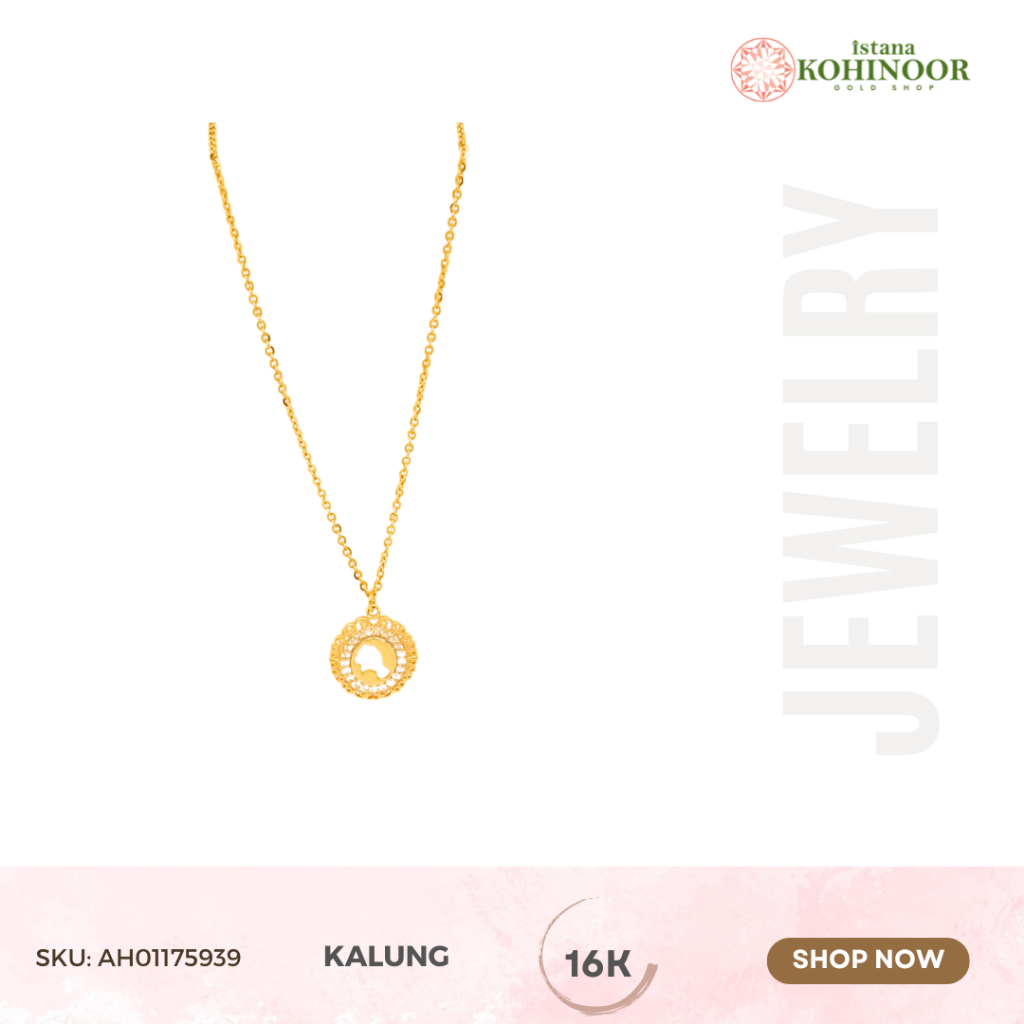 KOHINOOR EMAS KALUNG GOLD VARIASI YELLOW GOLD 16K