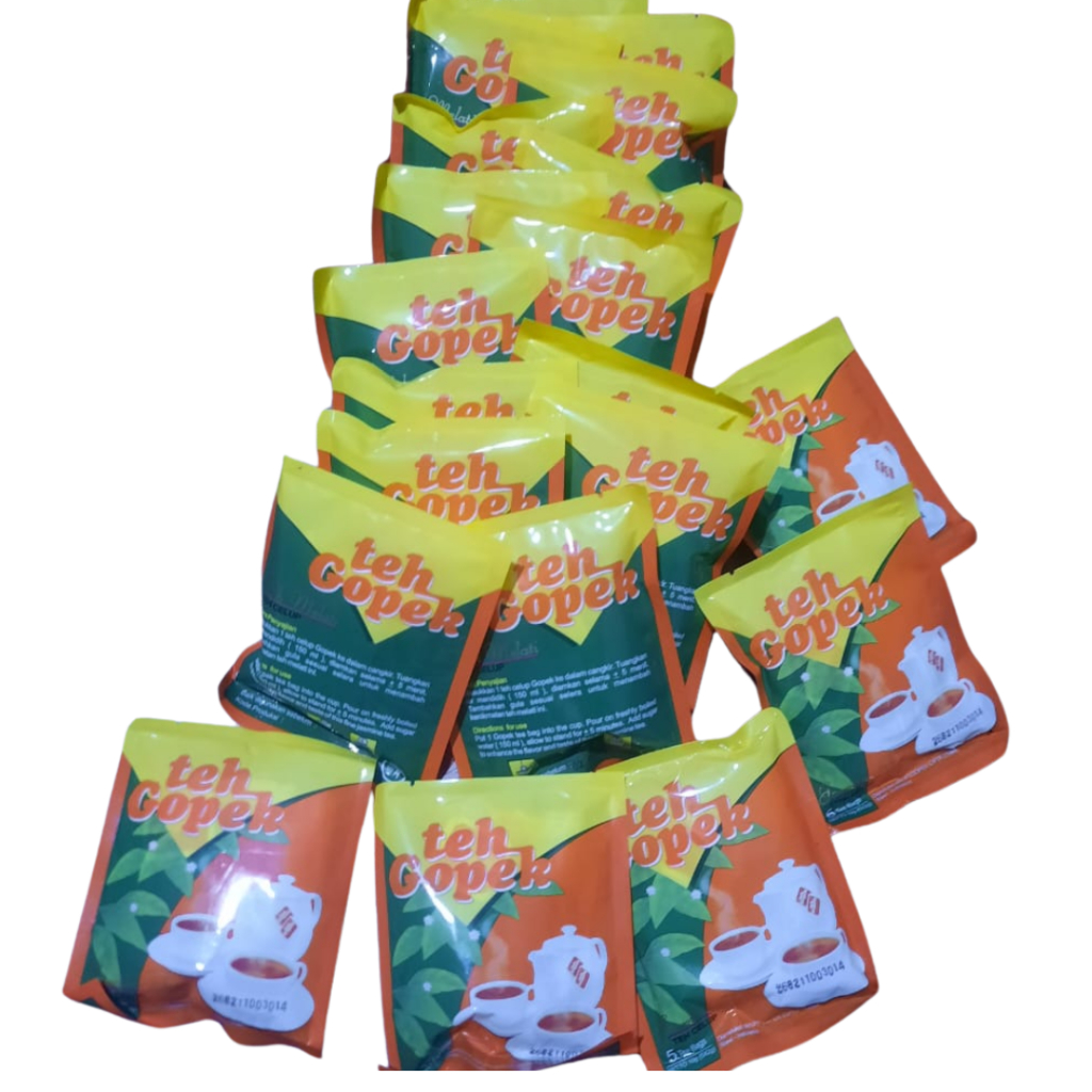 

TEH GOPEK CLUP 1 PACK 20 SACHET 1 SACHET ISI 5 BAG KATONG TEH