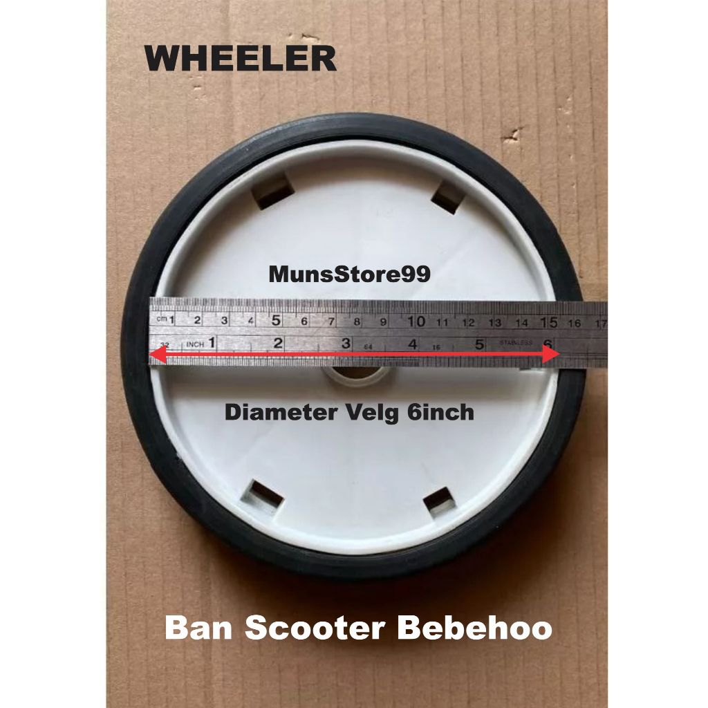Ban Bebehoo Scooter Bebehoo  Skuter Sepeda Bebeho Diameter Velg 6 Inch