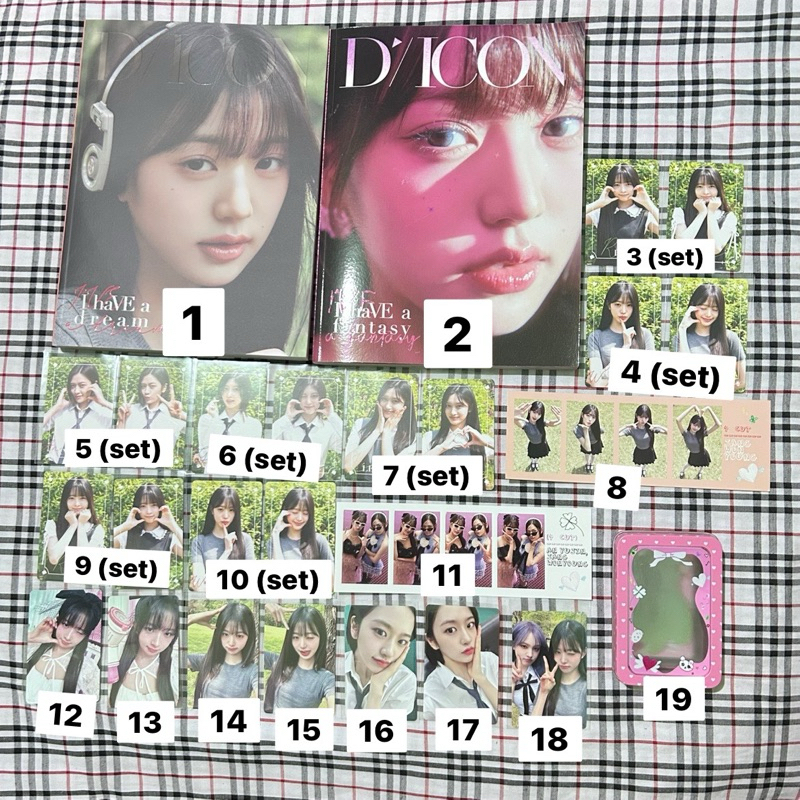 [READY STOCK] PC PHOTOCARD IVE DICON D'ICON PHOTOBOOK JANG WONYOUNG AHN YUJIN REI LIZ LEESEO GAEUL 4