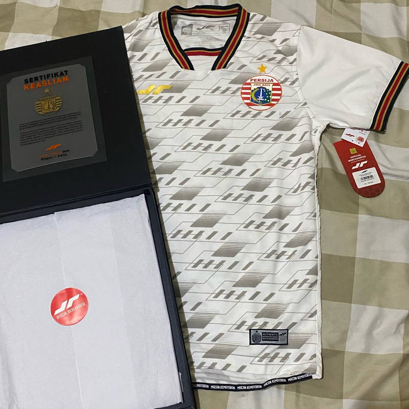 Jersey Persija Jakarta Player Issue Away size S White Kit 2020 - 2021