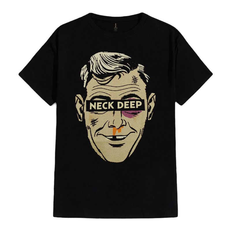 T-SHIRT / KAOS BAND OFFICIAL NECK DEEP - NED