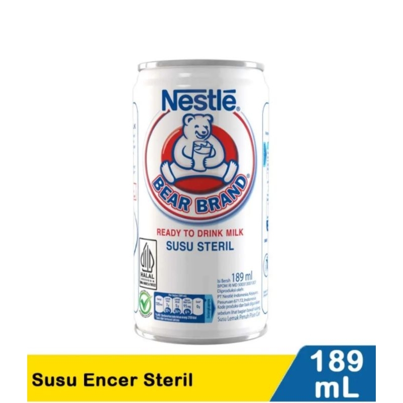 

Bear Brand Susu Encer Steril 189 ML