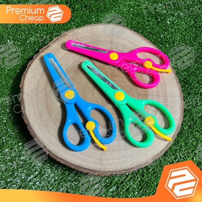 

[1 PCS] Gunting Anak Anak Prakarya Safety Scissors (Warna Random)