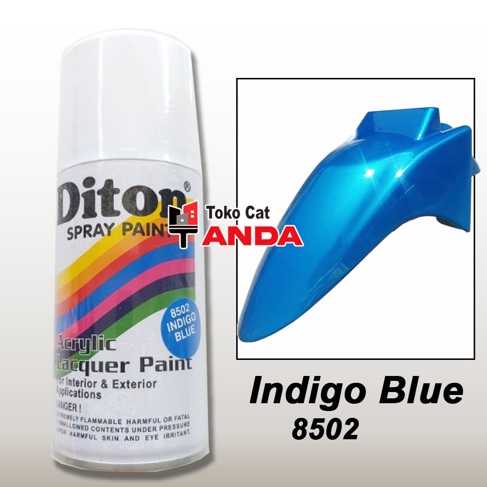 Pilok Diton Indigo Blue 8502 Solid - Cat semprot Diton Biru Muda Indigo blue 8502