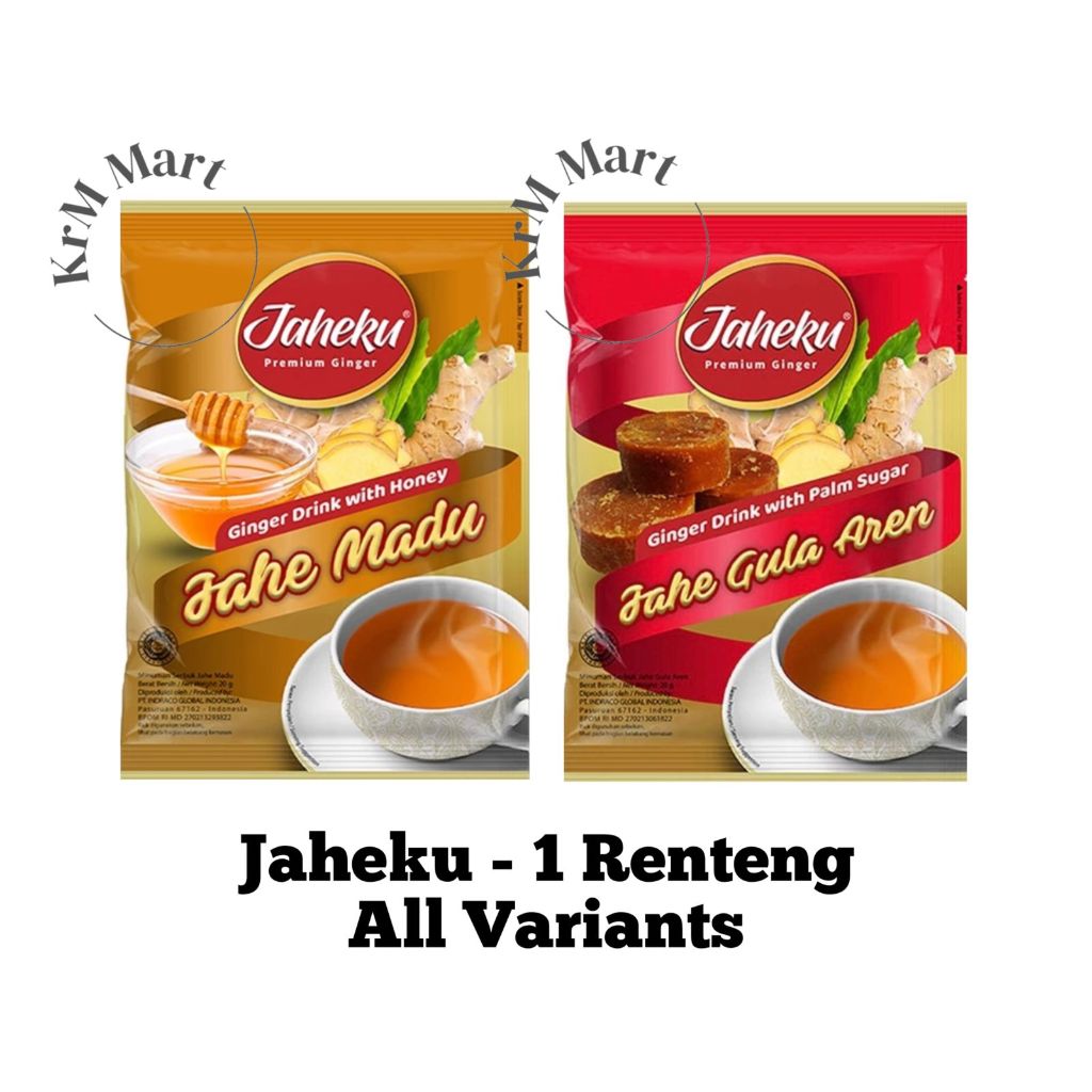 

Jaheku Premium Ginger 1 renteng renceng All Varian Jahe Madu Gula Aren