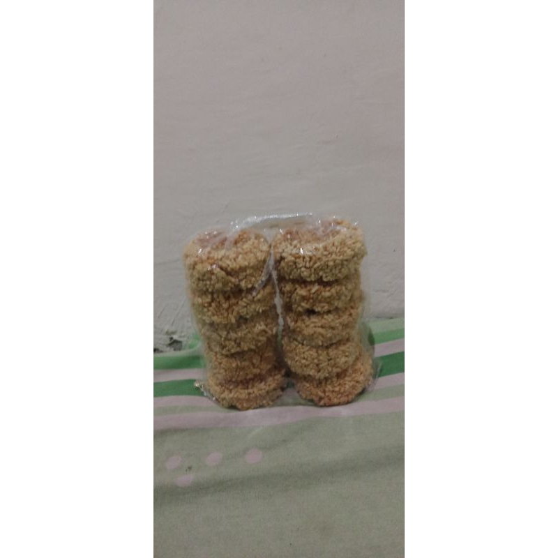 

Rengginang isi 10(400gram)//rengginang bawang rasa gurih