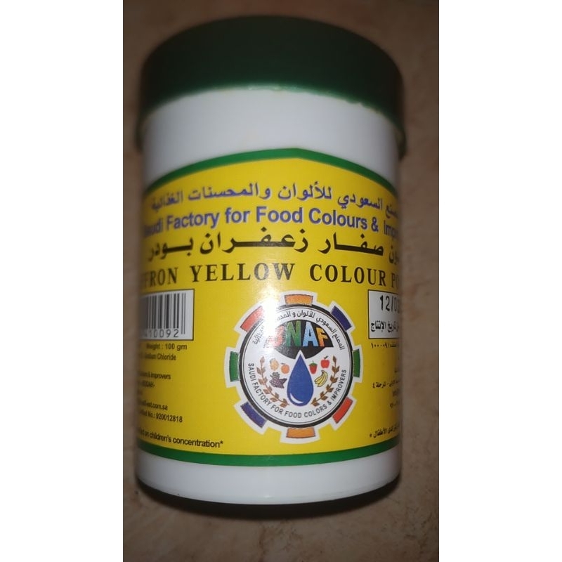 

yellow safron, safron bubuk warna kuning