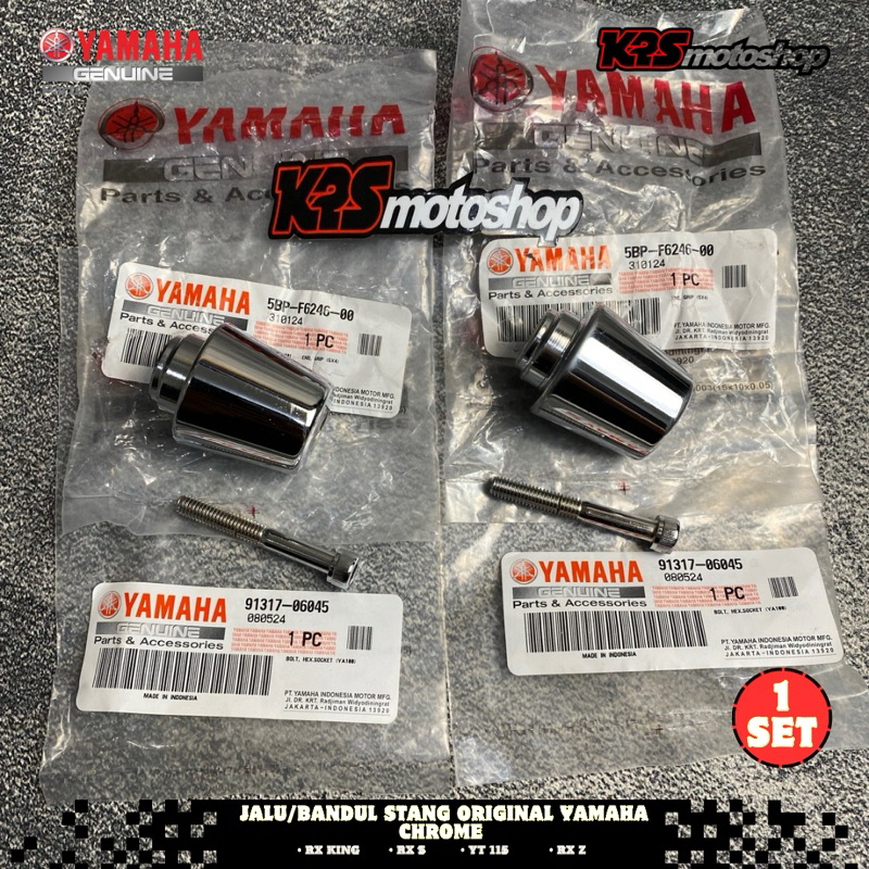 JALU STANG PINGGIRAN STANG BANDUL STANG RX KING RXKING RXS RX S YT115 ORIGINAL CHROME 5BP-F6246-00