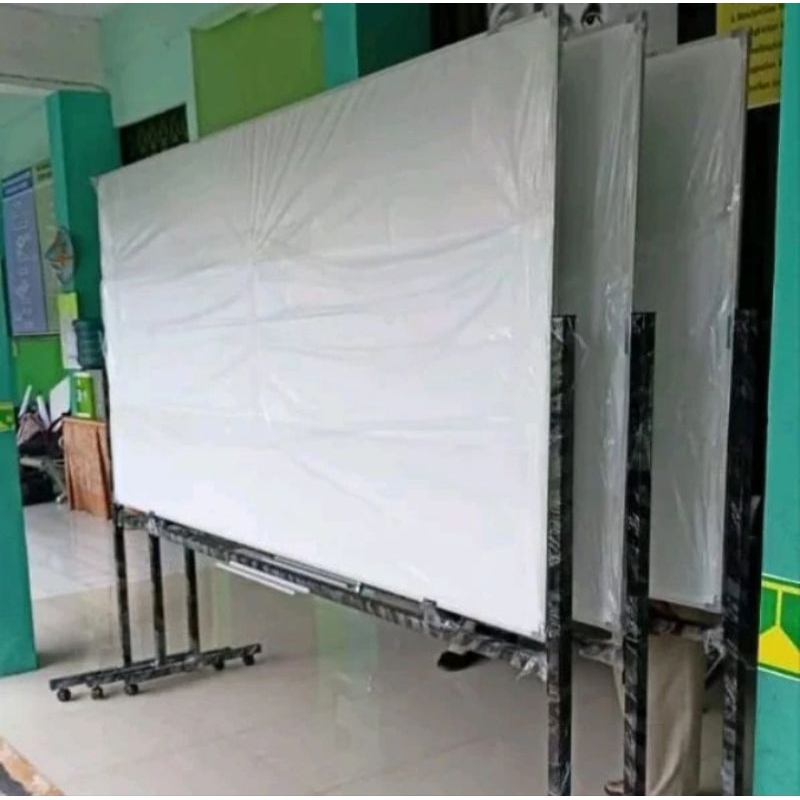 

Papan tulis White board DAIKI Double face Standing Magnet 120 x 150 cm / 120 x 180 cm.