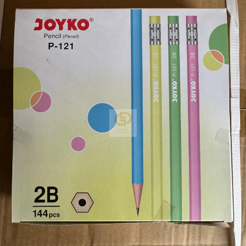 

Pencil Pensil Joyko P-121 2B (1 Box isi 12 Lusin)