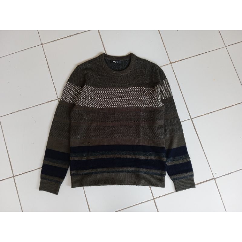 Crewneck Sweater Knitwear Mind Bridge Olive