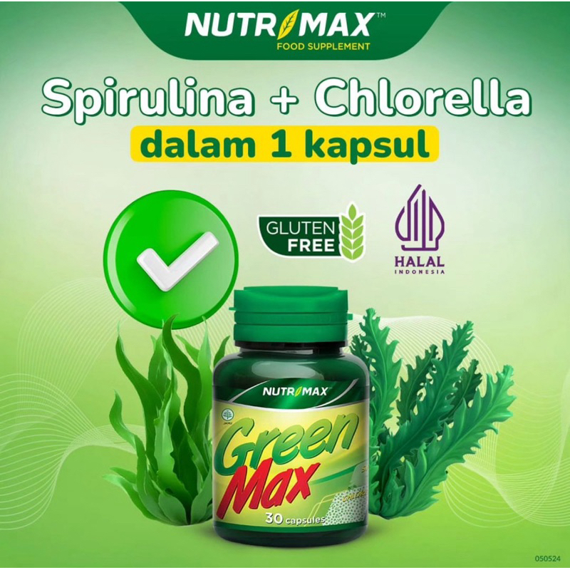 Nutrimax Green Max Superfood Spirulina Chlorella
