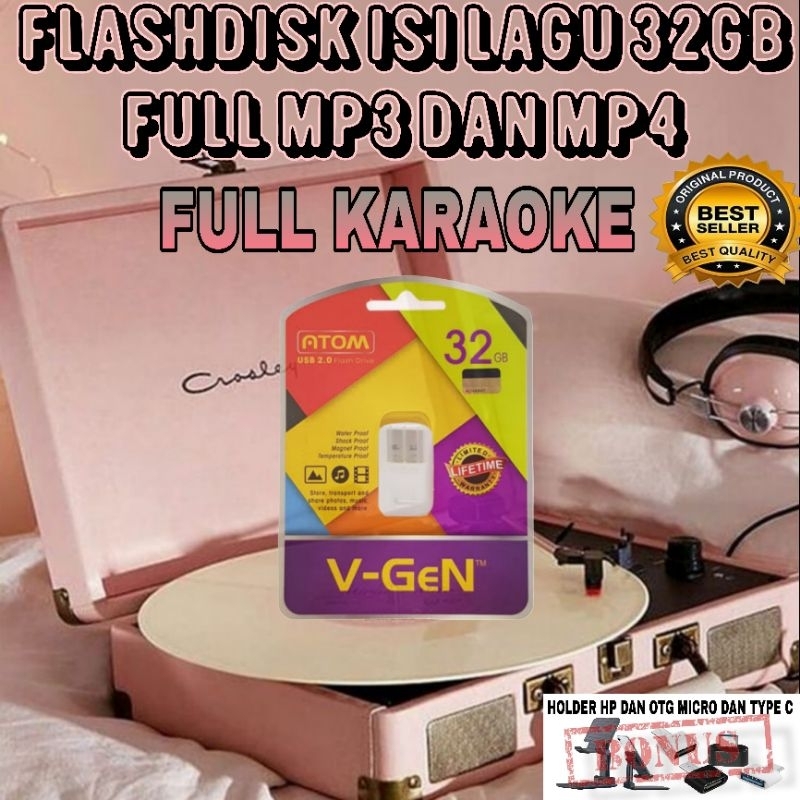 FLASHDISK ISI LAGU 32GB FULL KARAOKE