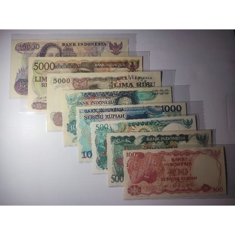 Uang Kuno Set Tahun 1980an aUNC/UNC