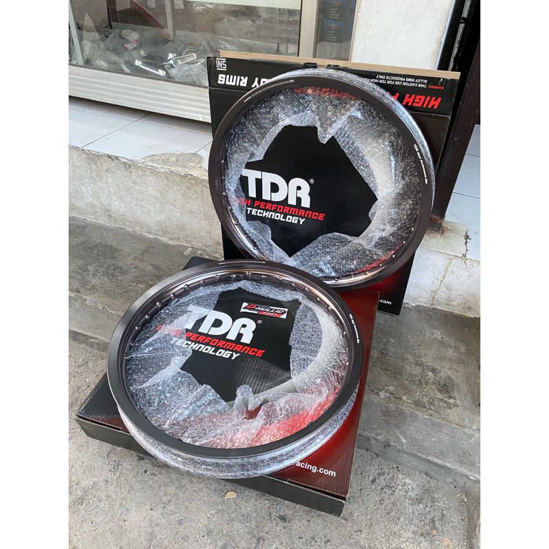 VELG TDR titanium grey 140-160-185 ring 17 tipe WX shape ready murah promo