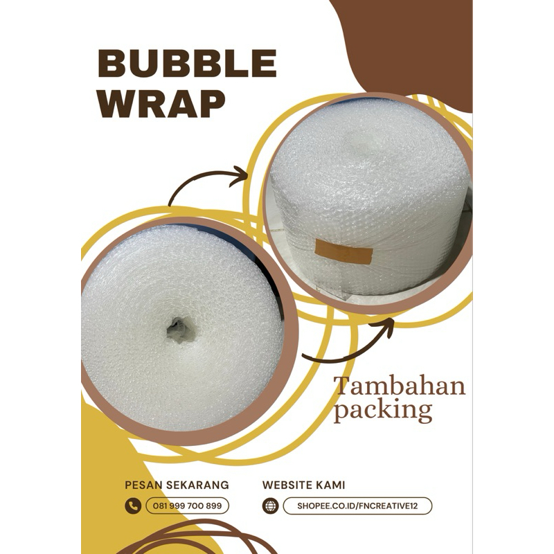 

EXTRA BUBBLE WRAP TAMBAHAN PACKING