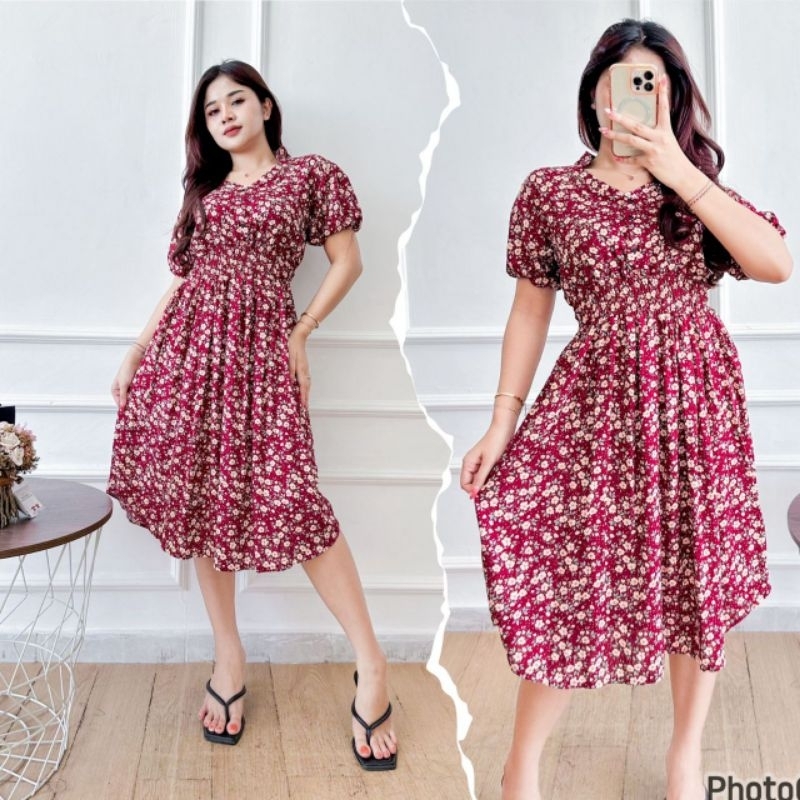 daster bali panjang rok susun melisa