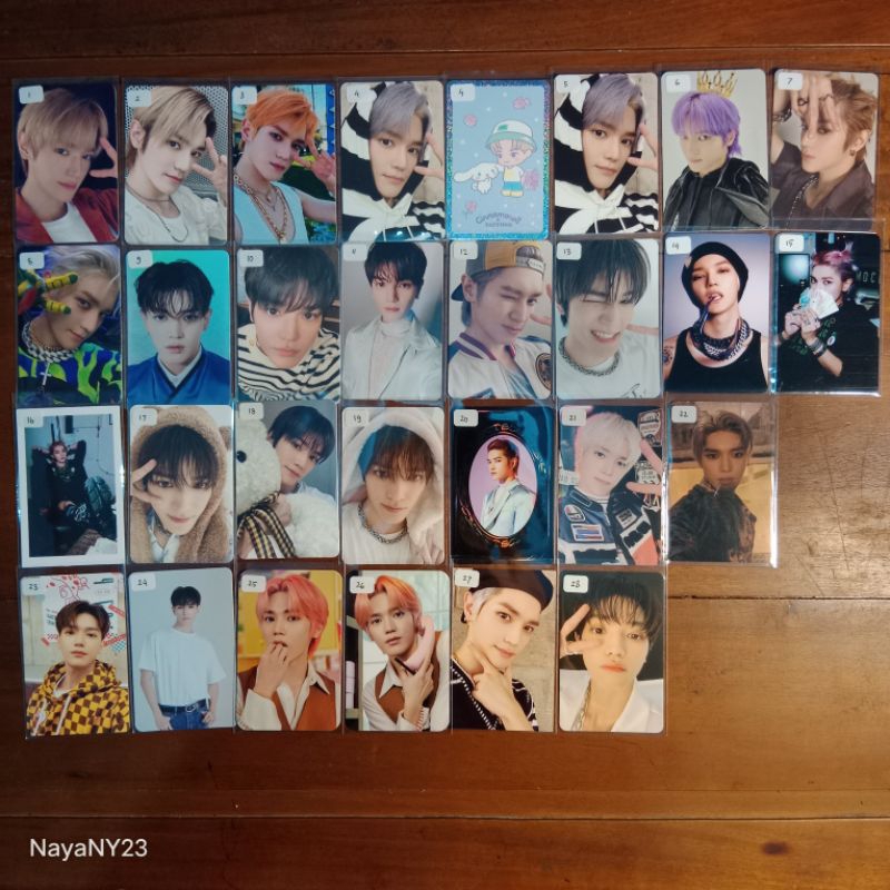 Photocard TAEYONG NCT 127 Official (Binder NCT Home Ccomaz Ay-yo TGU The Great Unity sanrio konsep s